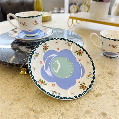 Royking 2 Li Kahve Fincanı Mavi