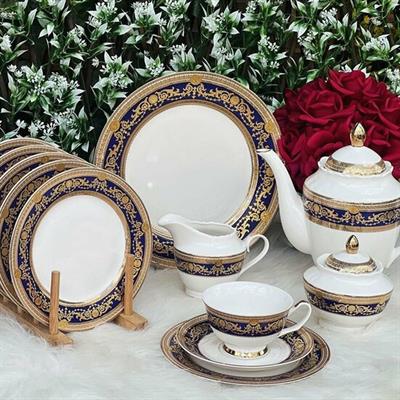 Porselen Kahvaltı TakımlarıRoyking 24 Parça Çay Seti
