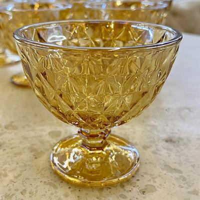 Royking 6 Piece Snack Bowl - Amber