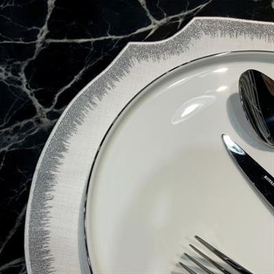 Royking Avangarde Round 6-Piece Charger - Silver