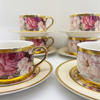 Royking Bianca 6 Lı Double Fincan Takımı