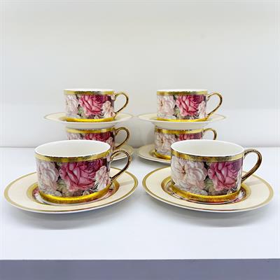 Royking Bianca 6 Lı Double Fincan Takımı