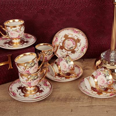 Royking Bihter Afet-i Devran Set of 6 Coffee Cups