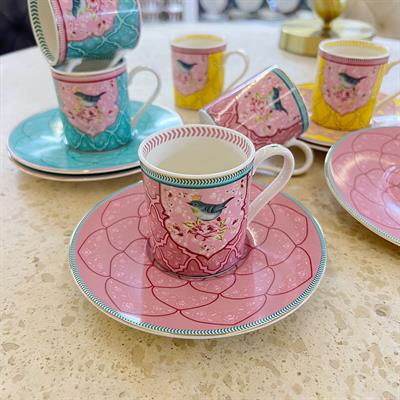 Royking Bird Garden 6 Piece Coffee Cup Set
