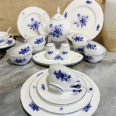 Royking Blue Garden 44 Parça Kahvaltı Takımı