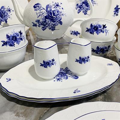 Royking Blue Garden 44 Parça Kahvaltı Takımı