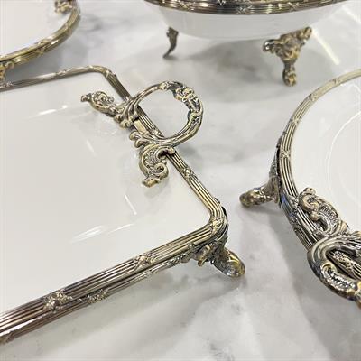 Royking Classy 5 Parça Sunum Seti Antik