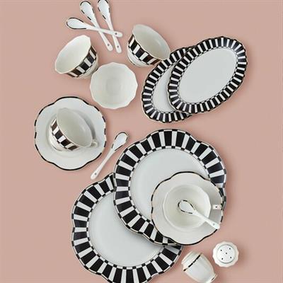 Porselen Kahvaltı TakımlarıRoyking Dama 42 Parça Kahvaltı Takımı