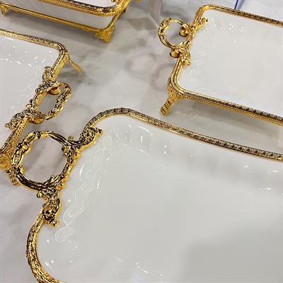 Royking Elegance 5 Parça Sunum Seti Gold