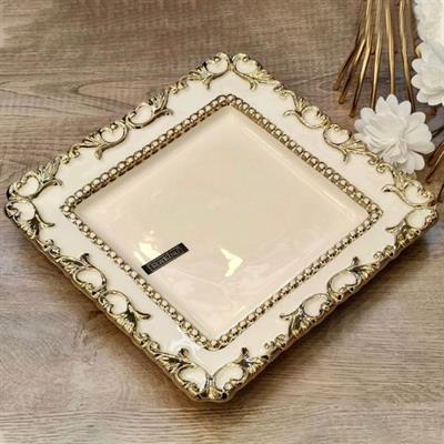 Royking Elizabeth Kare Sunum Tabağı