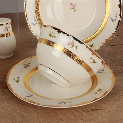 Royking Emma 61 Parça 12 Kişilik Porselen Yemek Takımı