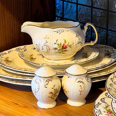 Royking Flower 62 Parça Yemek Takımı
