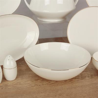 Royking Gold Thin 55 Parça 12 Kişilik Porselen Yemek Takımı