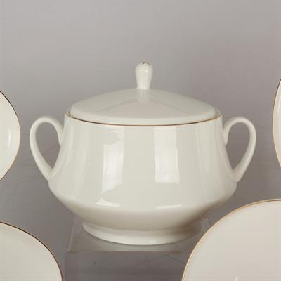 Royking Gold Thin 55 Parça 12 Kişilik Porselen Yemek Takımı