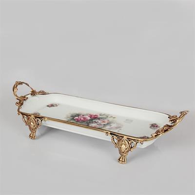 Royking Miniature Antique Dikdörtgen Sunum Tabağı - Büyük Boy