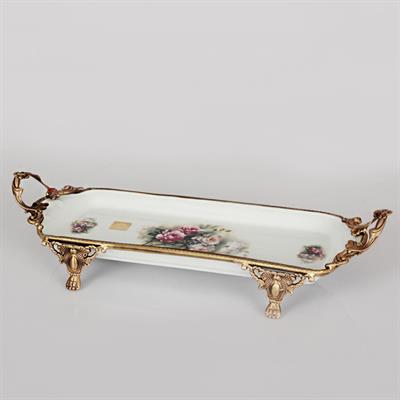 Royking Miniature Antique Rectangular Presentation Plate - Small Size