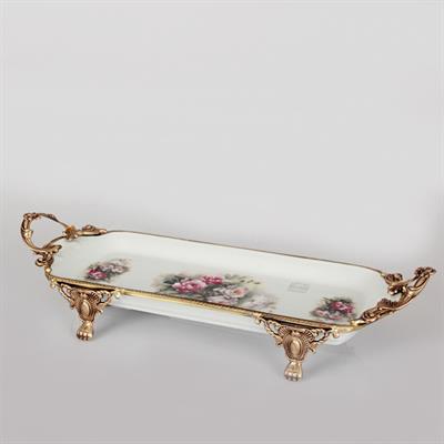 Royking Miniature Antique Dikdörtgen Sunum Tabağı - Orta Boy