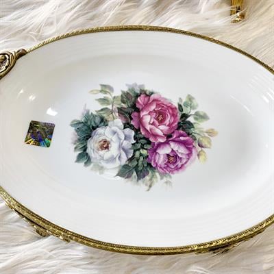 Royking Miniature Oval Presentation Plate 32 cm