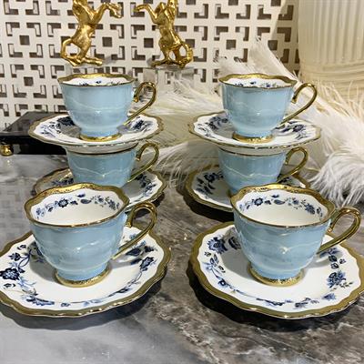 Royking Nicole Set of 6 Coffee Cups - Blue