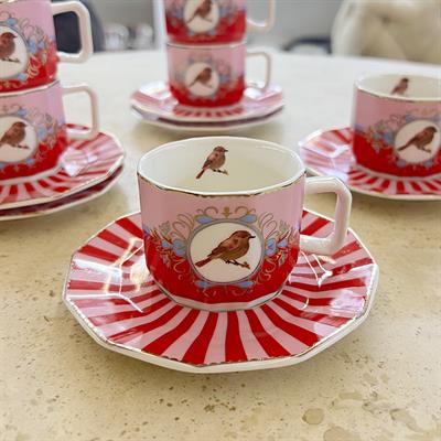 Royking Pajaro 6 Piece Coffee Cup Set