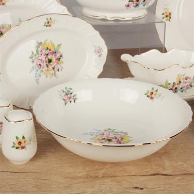 Royking Pink Garden 62 Piece Porcelain Dinner Set for 12 People