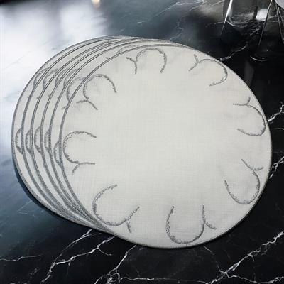 Royking Queen Silva 6-Piece Charger - Silver