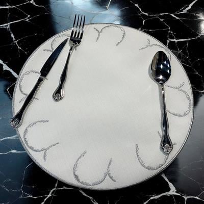 Royking Queen Silva 6-Piece Charger - Silver