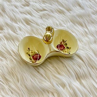 Royking Rose 2 Compartment Delight Dish