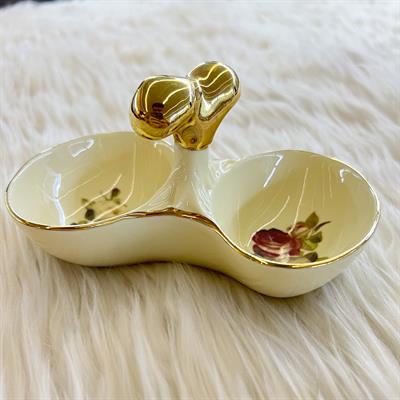 Royking Rose 2 Compartment Delight Dish