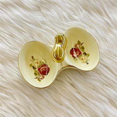 Royking Rose 2 Compartment Delight Dish