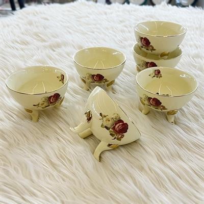 Royking Rose 6 Piece Cookie Bowl
