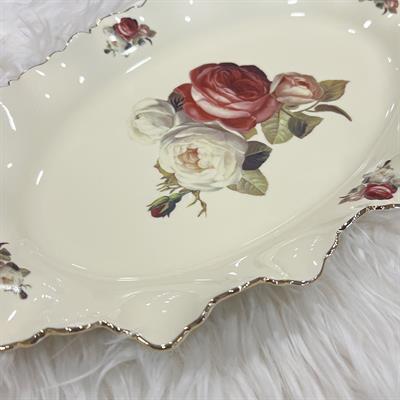 Royking Rose Derin Sunum Tabağı 33 cm