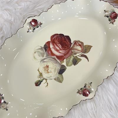 Royking Rose Derin Sunum Tabağı 33 cm