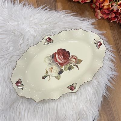 Royking Rose Derin Sunum Tabağı 33 cm