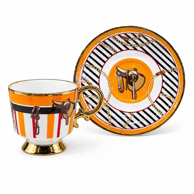 Royking Saddle 6 Lı Kahve Fincan Takımı