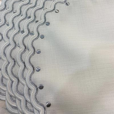 Royking Twist 6-Piece Charger - Silver