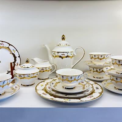 Porselen Kahvaltı TakımlarıRoyking Vanessa 24 Parça Çay Seti