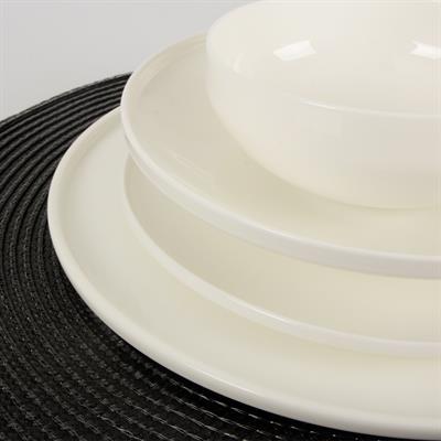 Royking White Slender Bone Porselen 24 Parça 6 Kişilik Yemek Takımı