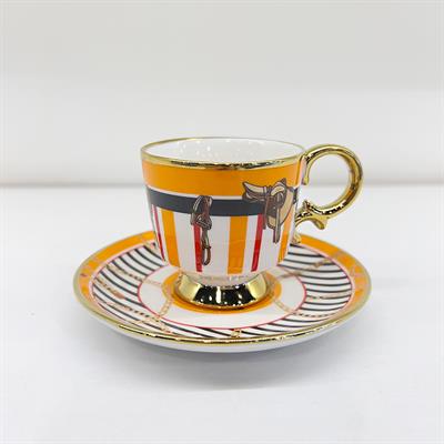 Saddle 6 Piece Coffee Cup Set