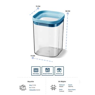 Seoul Kuru Gıda Saklama Kabı 1200 ml