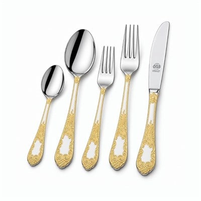 Solingen Ramona 96 Parça Çatal Kaşık Bıçak Seti Gold