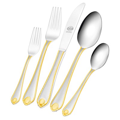 Solingen Vanessa 96 Piece Cutlery Set Gold