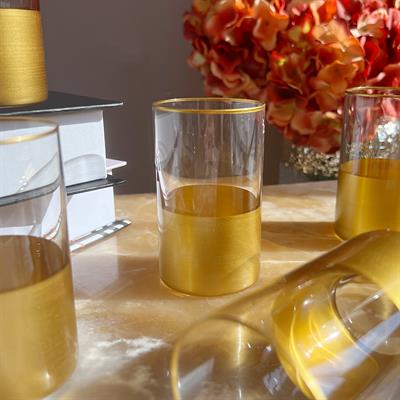 Sufi 6 Piece Coffee Cup - Gold Decor