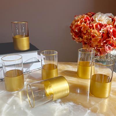 Sufi 6 Piece Coffee Cup - Gold Decor