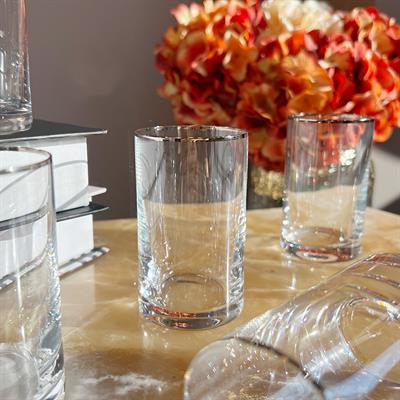 Sufi 6 Piece Glass - Platinum