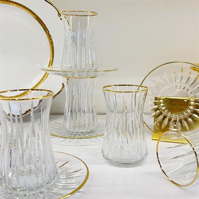 Sunline 6 Lı Çay Seti Gold