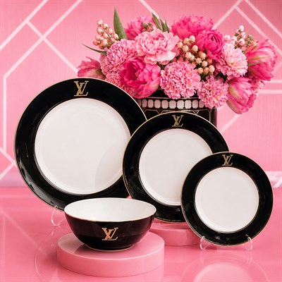Swarovski Stone 54 Piece Dinner Set