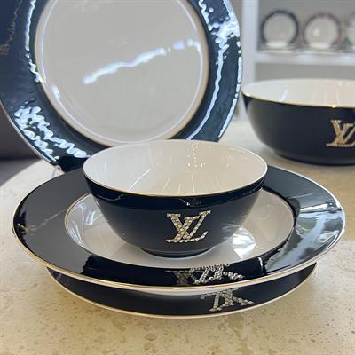 Swarovski Taşlı 54 Parça Yemek Takımı