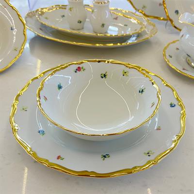 Thun Ophelia Çekoslavak 77 Parça Yemek Takımı Gold