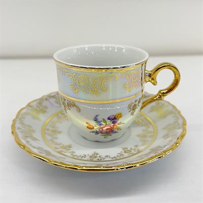 Thun Ophelia 6 Lı Kahve Fincan Takımı - Sedef